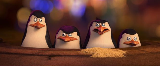 Los pingüinos ganaron en los cines