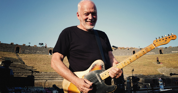 David Gilmour live at Pompeii