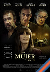 Una mujer sucede