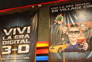 Village anuncia 7 proyectores 3D
