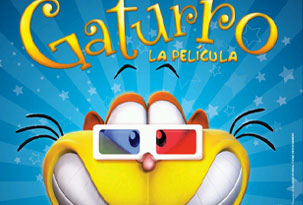 Gaturro se estrenó en 54 salas digitales 3D