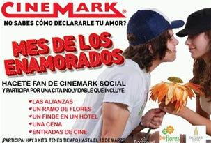 Concurso de Cinemark para el Día de los enamorados