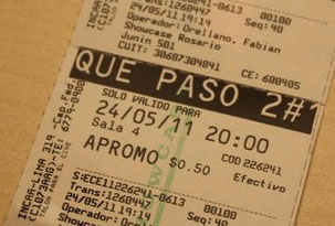El ticket promedio en los cines fue de $22.90 en el 2011