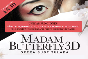 Avant premiere MADAM BUTTERFLY 3D