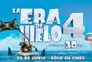 Los cines arrancaron con venta anticipada de La era de hielo 4