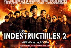 Avant premiere LOS INDESTRUCTIBLES 2