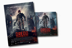 Ganá el poster de DREDD autografiado por Karl Urban