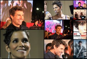 Tom Cruise y Halle Berry al podio en los arranques del jueves