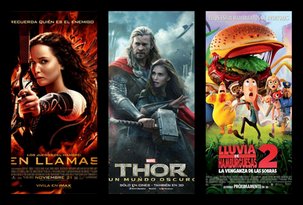 Las 3 películas más vistas son segundas partes