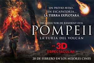 Avant premiere POMPEII, LA FURIA DEL VOLCAN