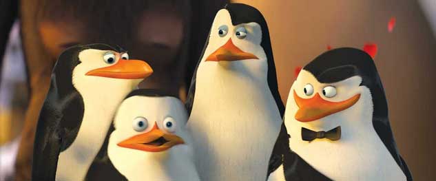 Los pinguinos de Madagascar y otros cambios de la semana