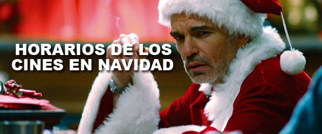 Horarios de los cines en Navidad