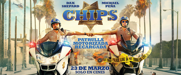 Avant premiere CHIPS: PATRULLA MOTORIZADA RECARGADA