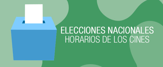 Elecciones 2019: los horarios de los cines para el domingo 27