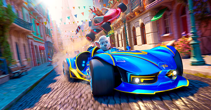 El gran premio a toda velocidad